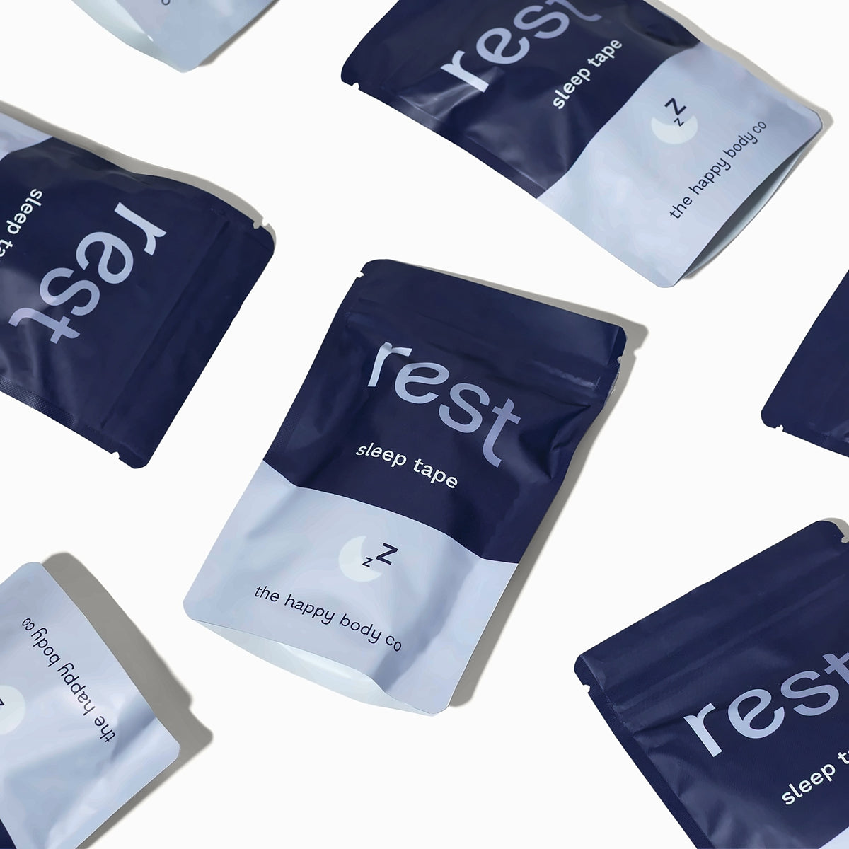 Pouches of Rest sleep tape by The Happy Body Co